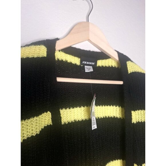 NWT Joe Boxer Long Knit Cardigan Pockets Academia Size M - Picture 4 of 8